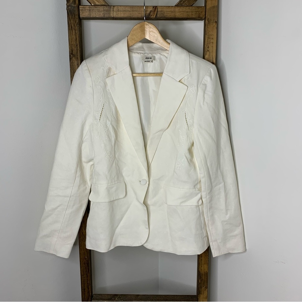 Jason Wu Ivory Women's Blazer Size M